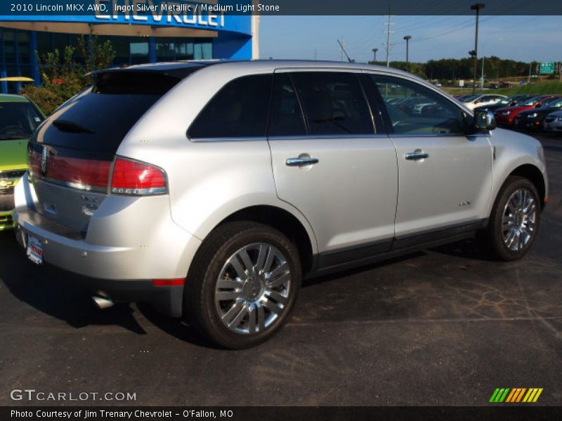 Ingot Silver Metallic / Medium Light Stone 2010 Lincoln MKX AWD