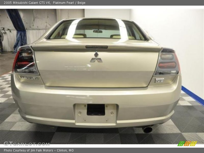 Platinum Pearl / Beige 2005 Mitsubishi Galant GTS V6