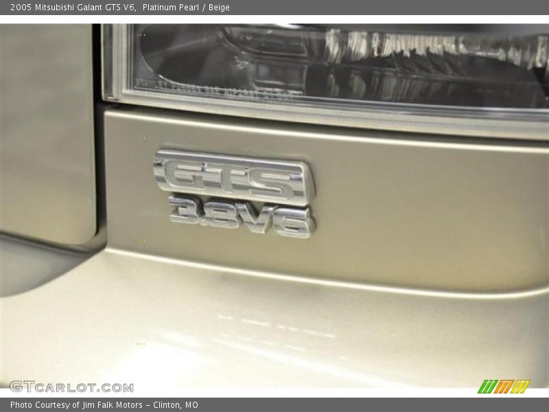 Platinum Pearl / Beige 2005 Mitsubishi Galant GTS V6