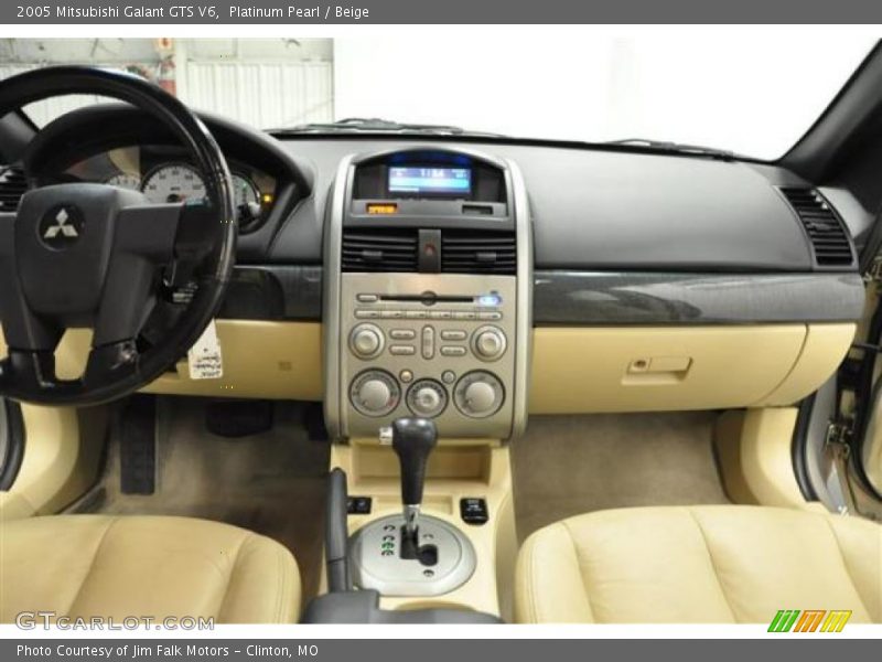 Platinum Pearl / Beige 2005 Mitsubishi Galant GTS V6