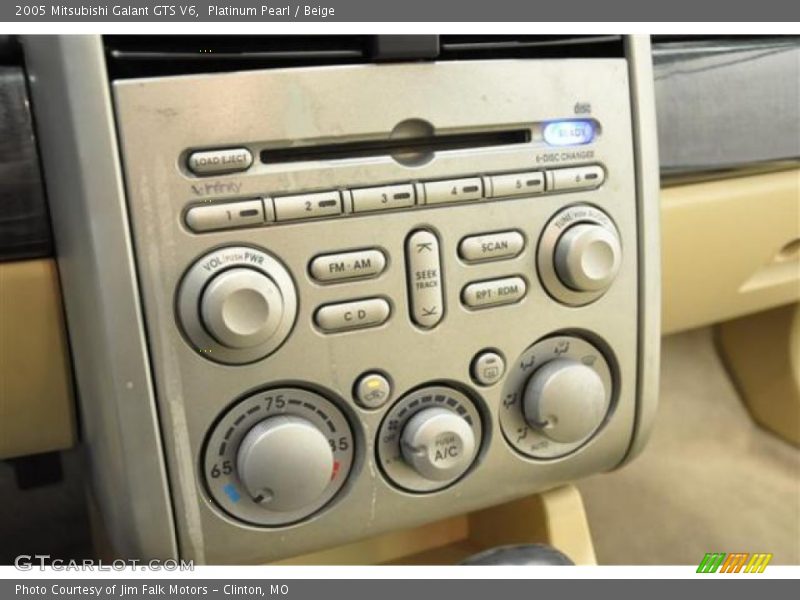 Platinum Pearl / Beige 2005 Mitsubishi Galant GTS V6