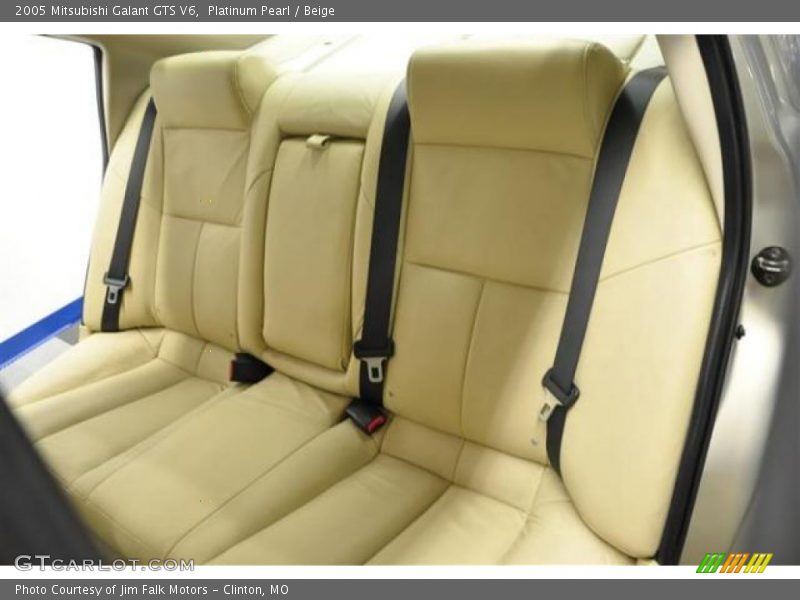 Platinum Pearl / Beige 2005 Mitsubishi Galant GTS V6