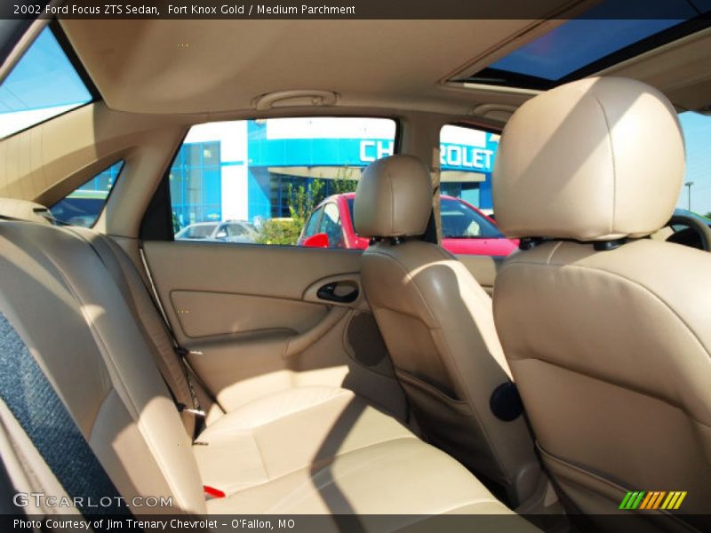 Fort Knox Gold / Medium Parchment 2002 Ford Focus ZTS Sedan