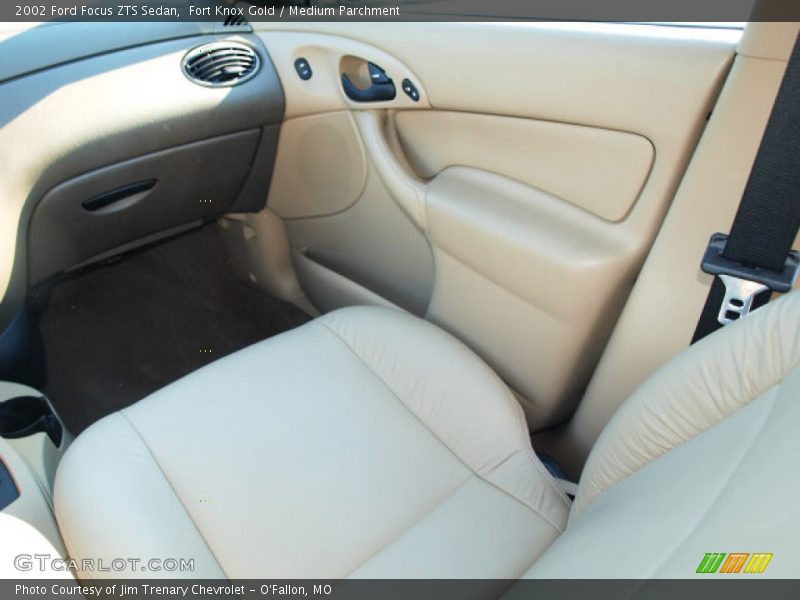 Fort Knox Gold / Medium Parchment 2002 Ford Focus ZTS Sedan
