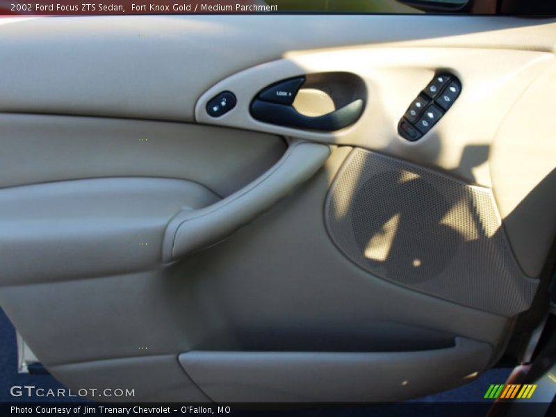 Fort Knox Gold / Medium Parchment 2002 Ford Focus ZTS Sedan