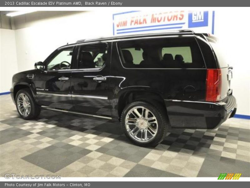 Black Raven / Ebony 2013 Cadillac Escalade ESV Platinum AWD