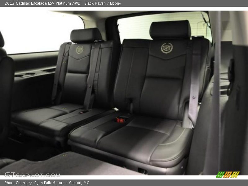 Rear Seat of 2013 Escalade ESV Platinum AWD