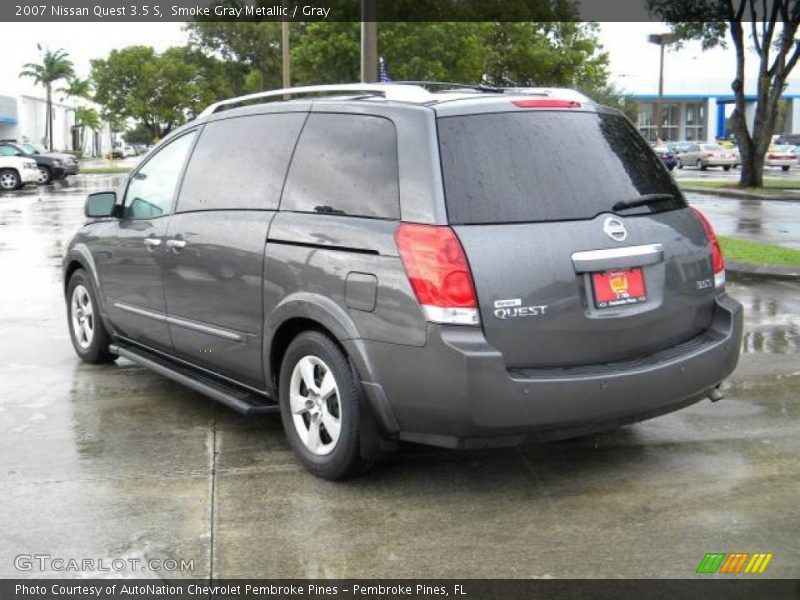 Smoke Gray Metallic / Gray 2007 Nissan Quest 3.5 S