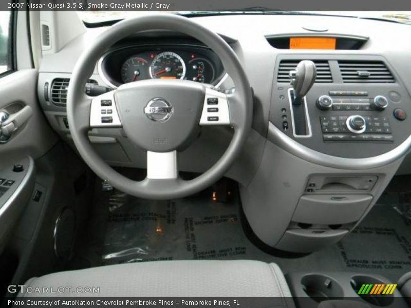 Smoke Gray Metallic / Gray 2007 Nissan Quest 3.5 S