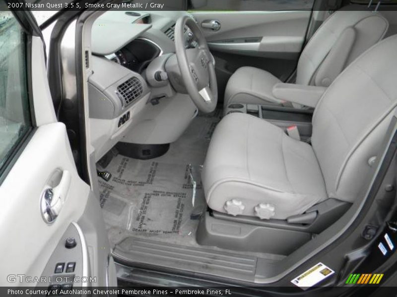 Smoke Gray Metallic / Gray 2007 Nissan Quest 3.5 S