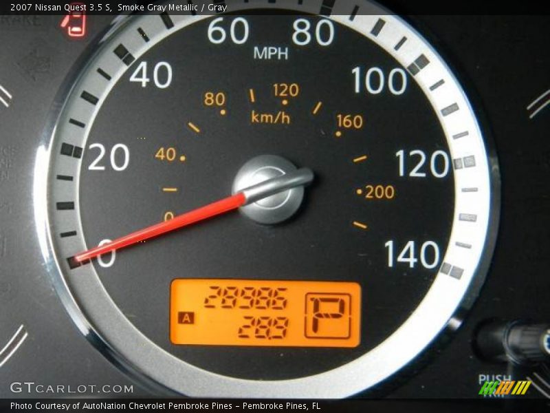 Smoke Gray Metallic / Gray 2007 Nissan Quest 3.5 S