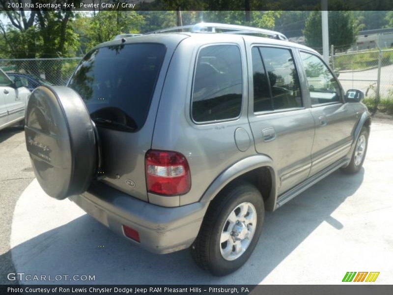 Pewter Gray / Gray 2001 Kia Sportage 4x4