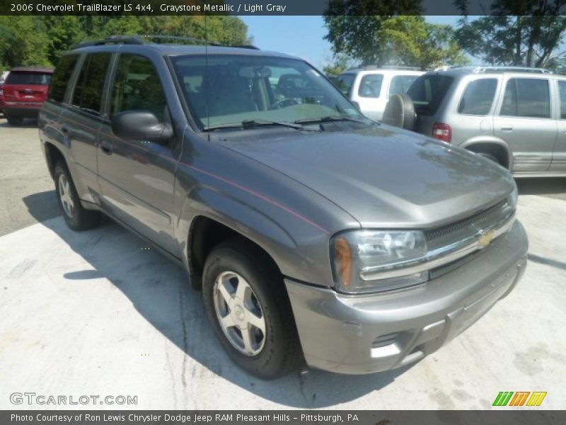 Graystone Metallic / Light Gray 2006 Chevrolet TrailBlazer LS 4x4