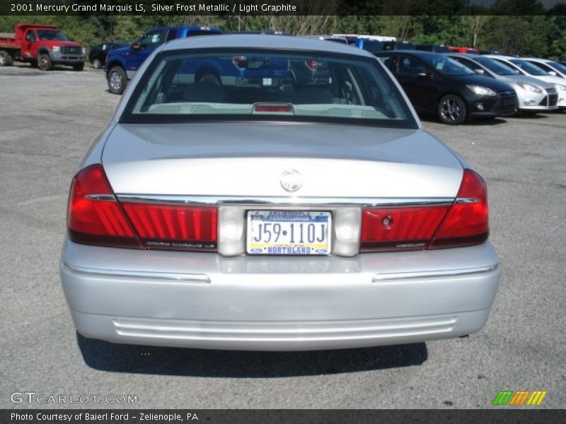 Silver Frost Metallic / Light Graphite 2001 Mercury Grand Marquis LS