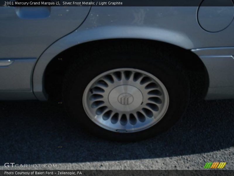 Silver Frost Metallic / Light Graphite 2001 Mercury Grand Marquis LS