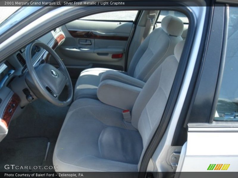 Silver Frost Metallic / Light Graphite 2001 Mercury Grand Marquis LS