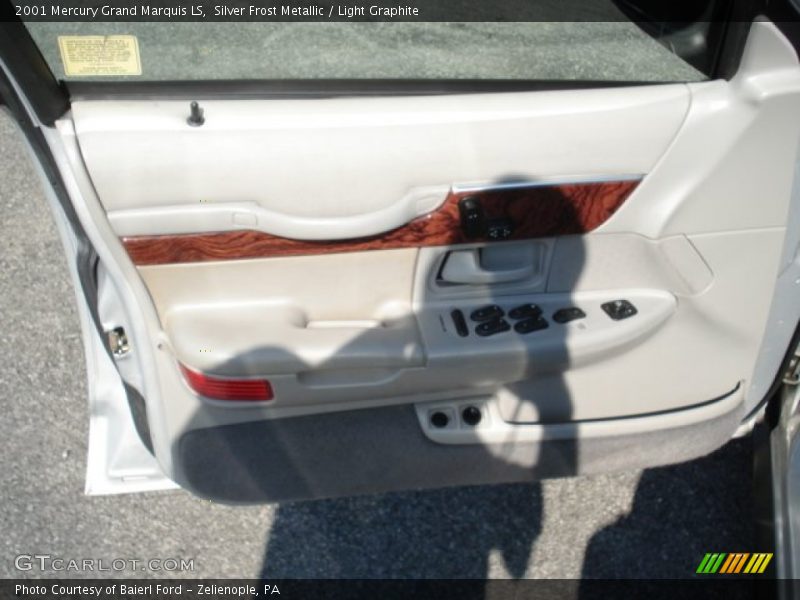 Silver Frost Metallic / Light Graphite 2001 Mercury Grand Marquis LS