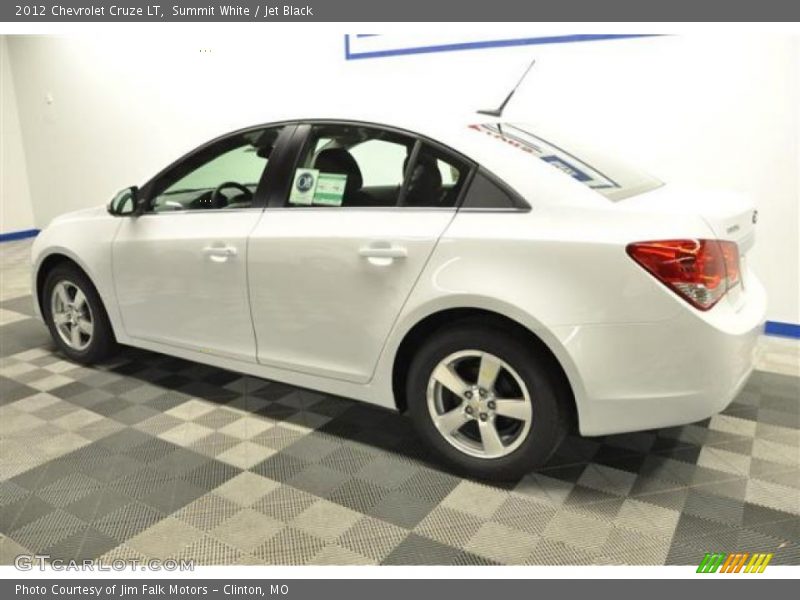 Summit White / Jet Black 2012 Chevrolet Cruze LT