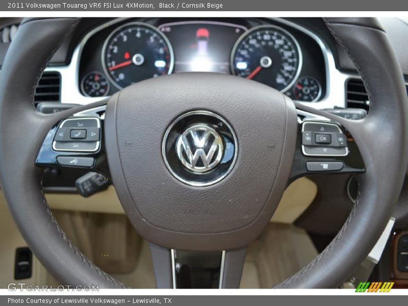 Black / Cornsilk Beige 2011 Volkswagen Touareg VR6 FSI Lux 4XMotion
