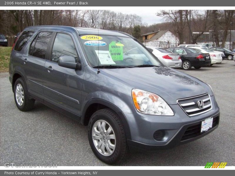 Pewter Pearl / Black 2006 Honda CR-V SE 4WD