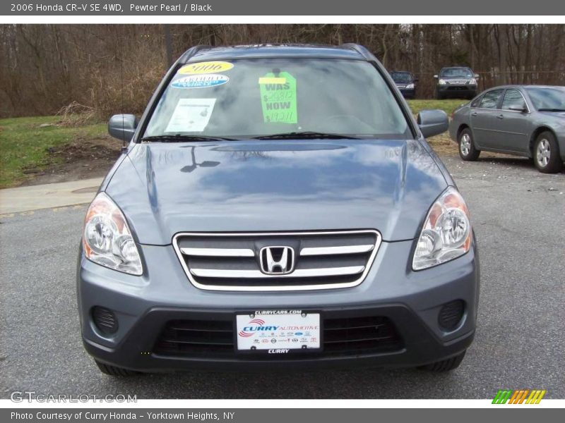 Pewter Pearl / Black 2006 Honda CR-V SE 4WD