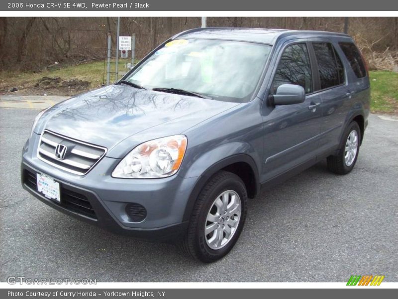 Pewter Pearl / Black 2006 Honda CR-V SE 4WD