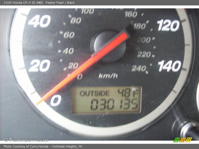 Pewter Pearl / Black 2006 Honda CR-V SE 4WD