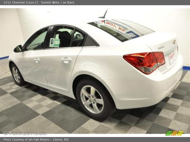 Summit White / Jet Black 2012 Chevrolet Cruze LT
