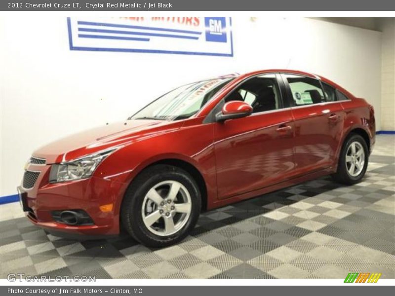 Crystal Red Metallic / Jet Black 2012 Chevrolet Cruze LT