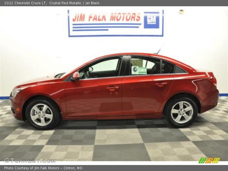 Crystal Red Metallic / Jet Black 2012 Chevrolet Cruze LT