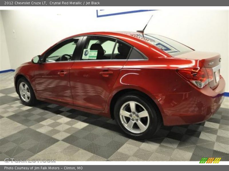Crystal Red Metallic / Jet Black 2012 Chevrolet Cruze LT