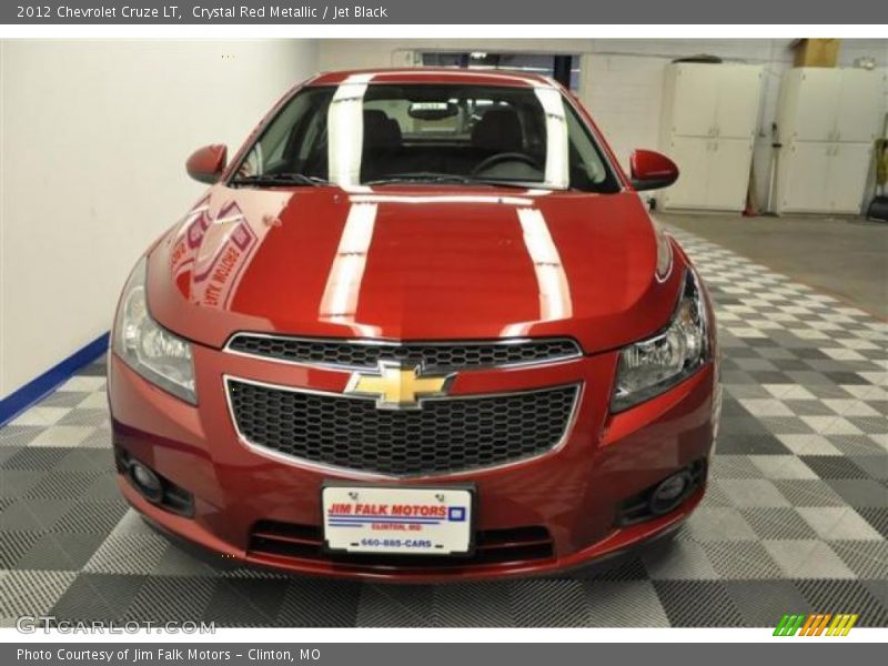 Crystal Red Metallic / Jet Black 2012 Chevrolet Cruze LT