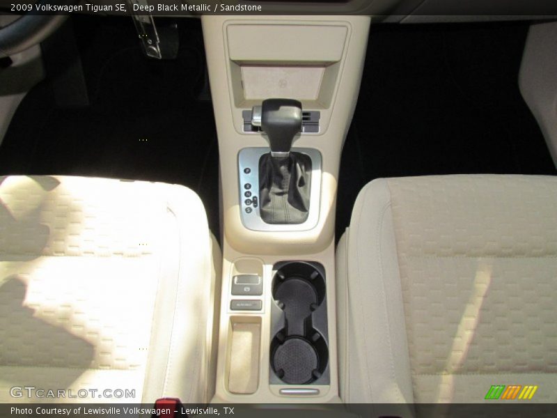 Deep Black Metallic / Sandstone 2009 Volkswagen Tiguan SE