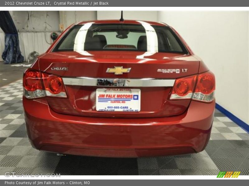 Crystal Red Metallic / Jet Black 2012 Chevrolet Cruze LT