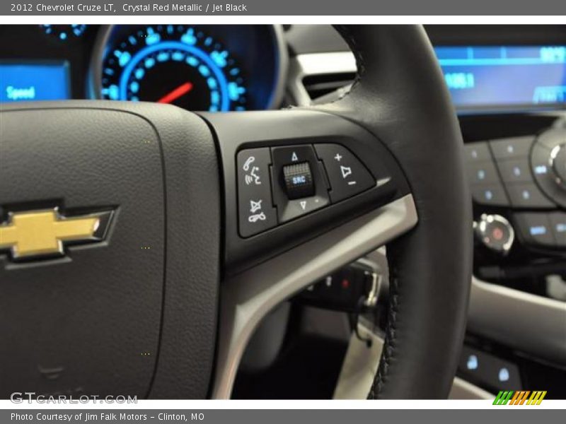 Crystal Red Metallic / Jet Black 2012 Chevrolet Cruze LT