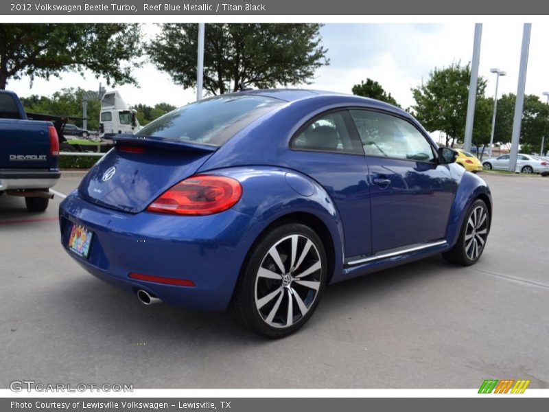 Reef Blue Metallic / Titan Black 2012 Volkswagen Beetle Turbo