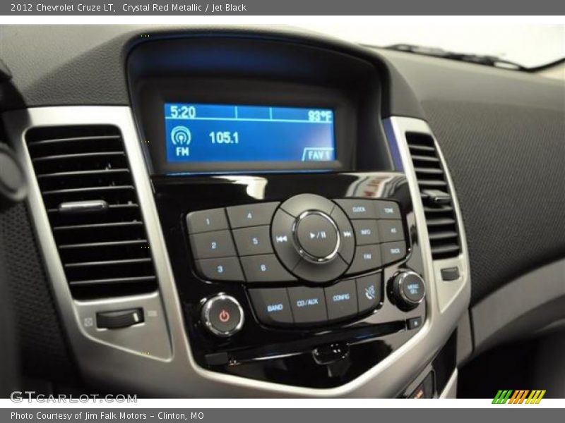 Crystal Red Metallic / Jet Black 2012 Chevrolet Cruze LT