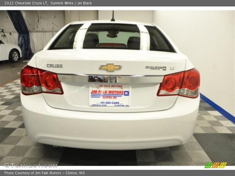 Summit White / Jet Black 2012 Chevrolet Cruze LT