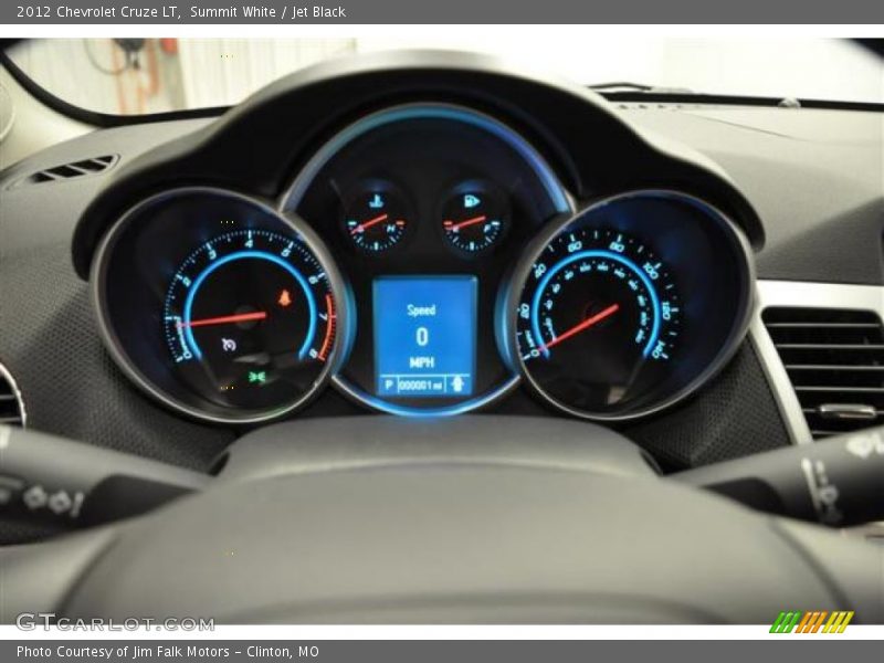 Summit White / Jet Black 2012 Chevrolet Cruze LT