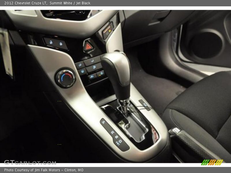 Summit White / Jet Black 2012 Chevrolet Cruze LT