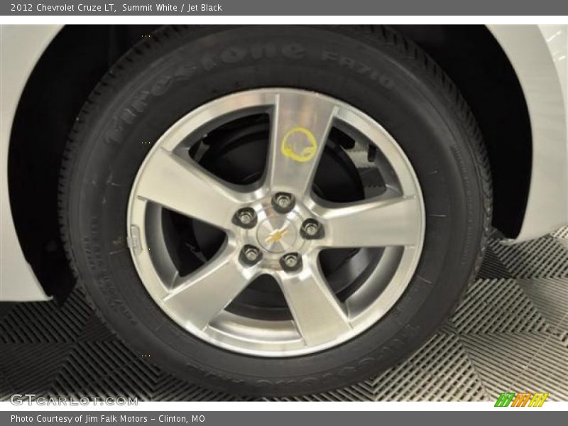 Summit White / Jet Black 2012 Chevrolet Cruze LT