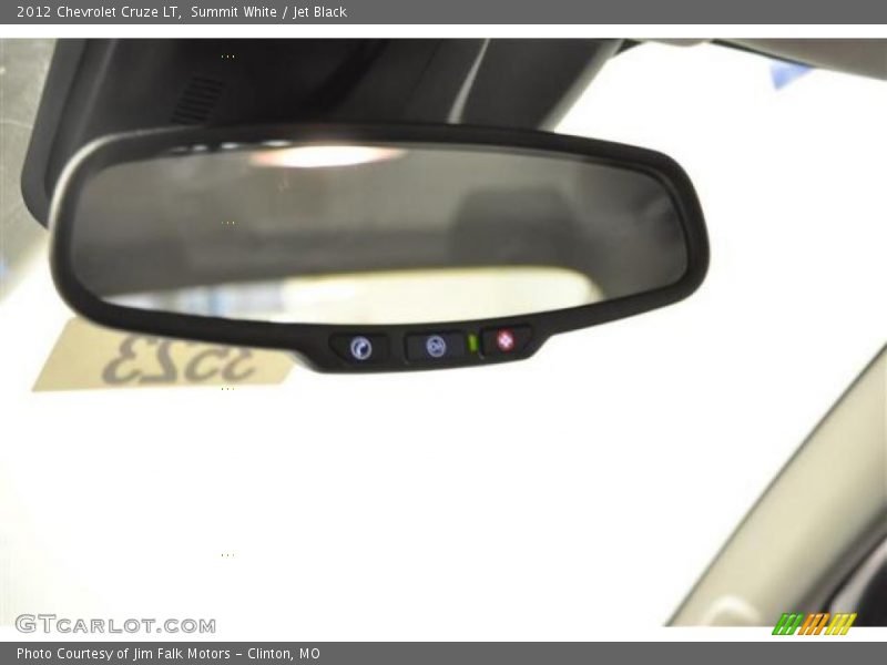 Summit White / Jet Black 2012 Chevrolet Cruze LT
