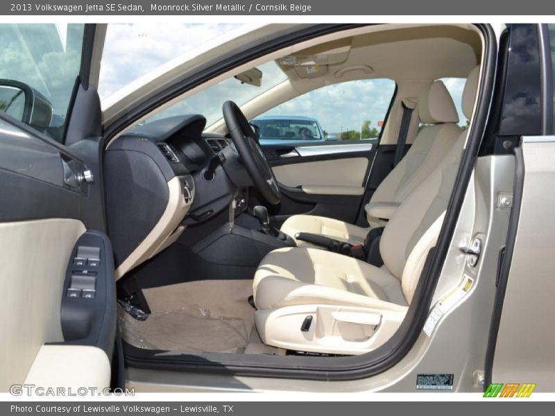 Moonrock Silver Metallic / Cornsilk Beige 2013 Volkswagen Jetta SE Sedan