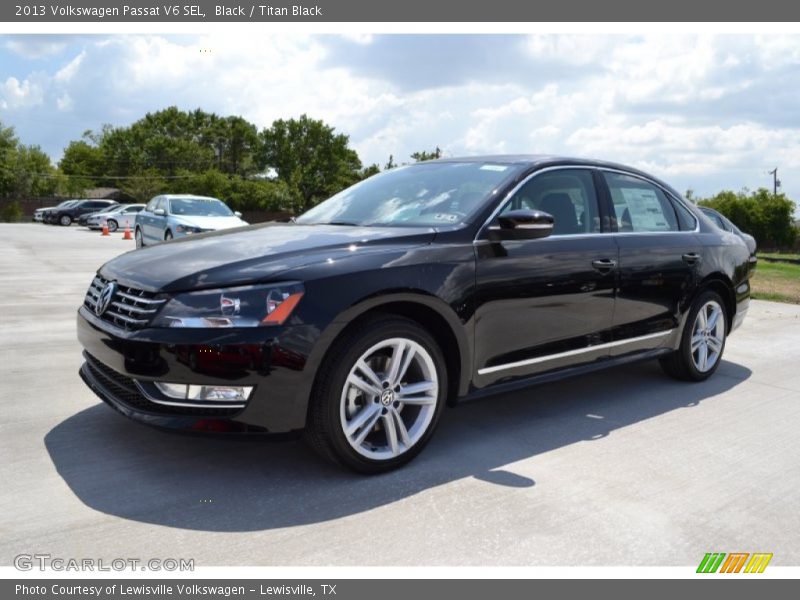 Black / Titan Black 2013 Volkswagen Passat V6 SEL