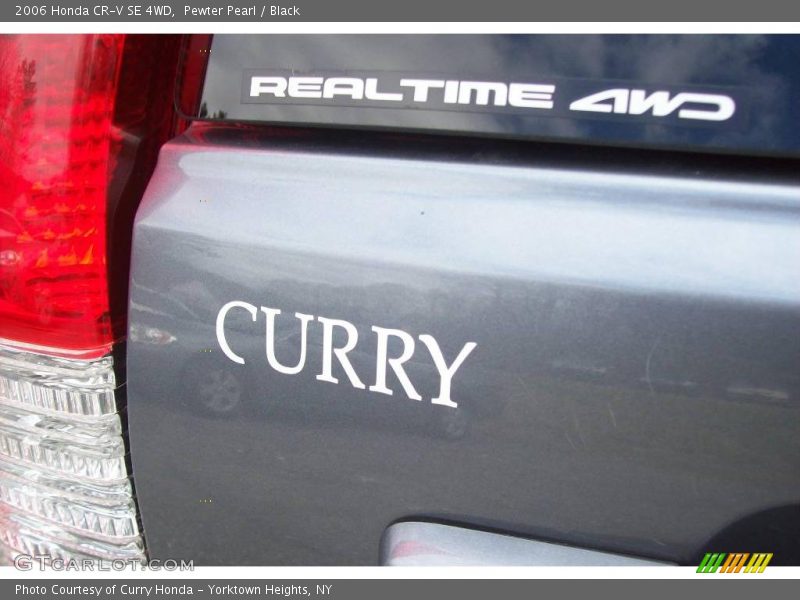 Pewter Pearl / Black 2006 Honda CR-V SE 4WD