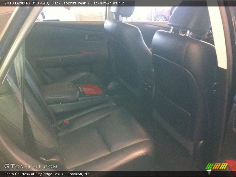 Black Sapphire Pearl / Black/Brown Walnut 2010 Lexus RX 350 AWD