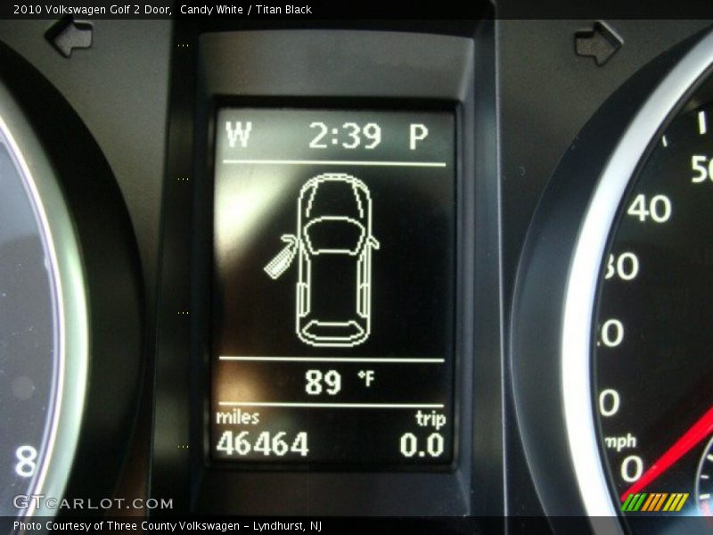 Candy White / Titan Black 2010 Volkswagen Golf 2 Door