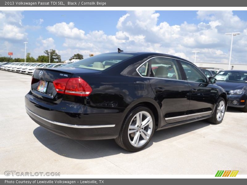 Black / Cornsilk Beige 2013 Volkswagen Passat TDI SEL