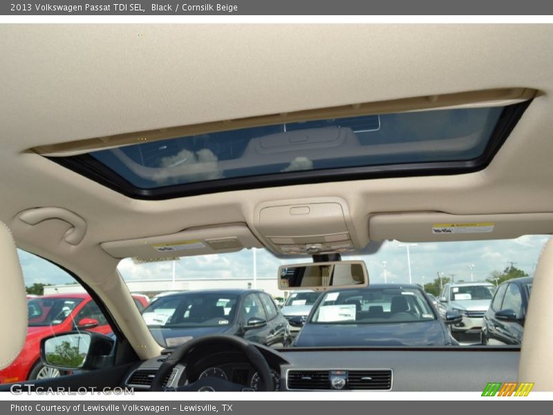 Black / Cornsilk Beige 2013 Volkswagen Passat TDI SEL