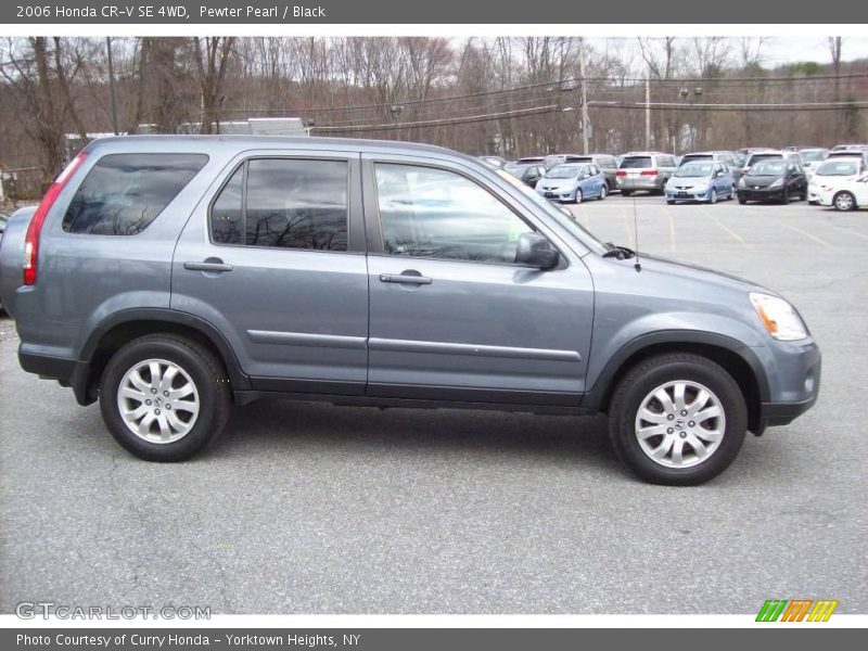 Pewter Pearl / Black 2006 Honda CR-V SE 4WD